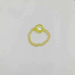 [RẺ VÔ ĐỊCH] nhẫn hạt cườm handmade trái tim/ sao