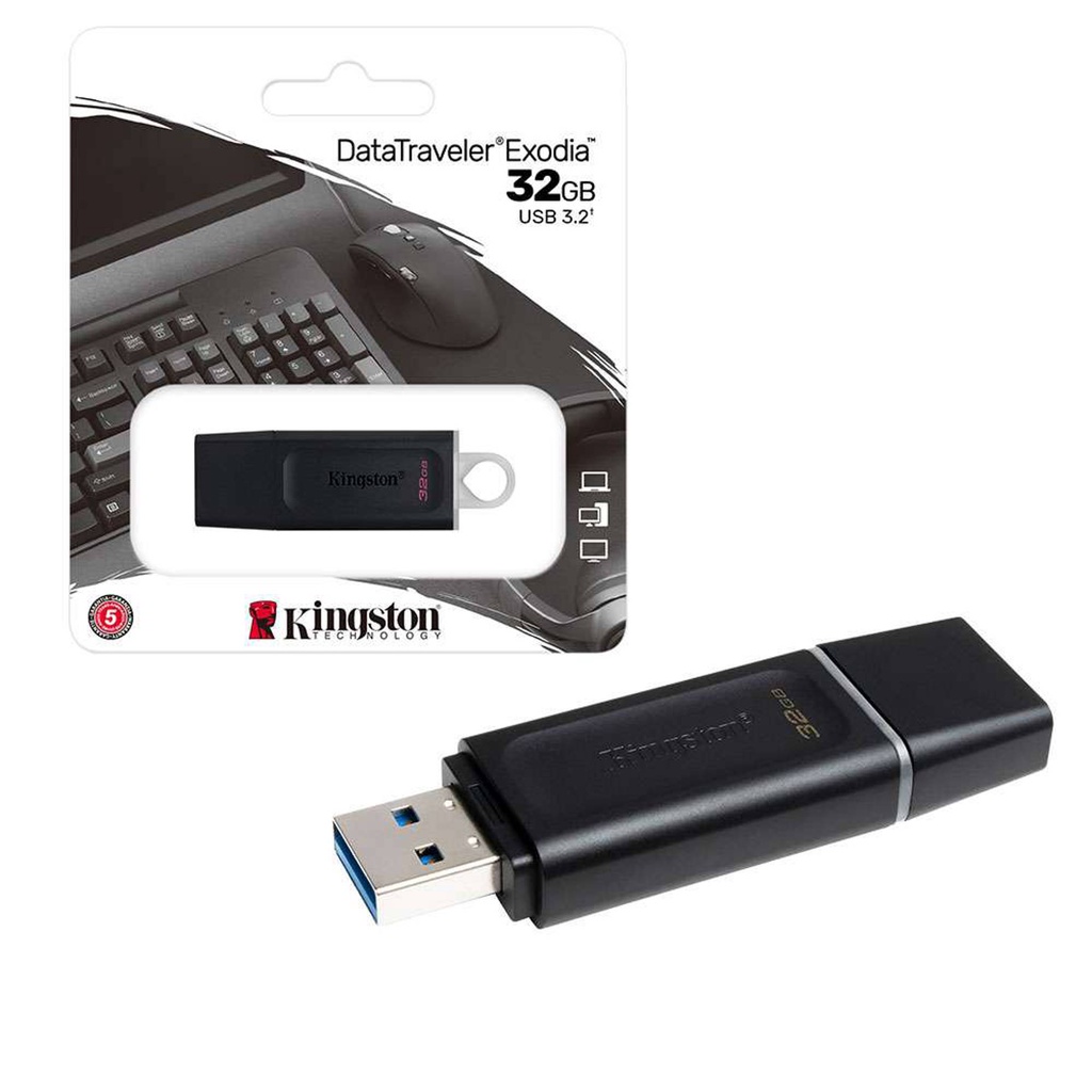 USB 32GB, 64GB Kingston chuẩn kết nối USB 3.2 - Hàng chính hãng