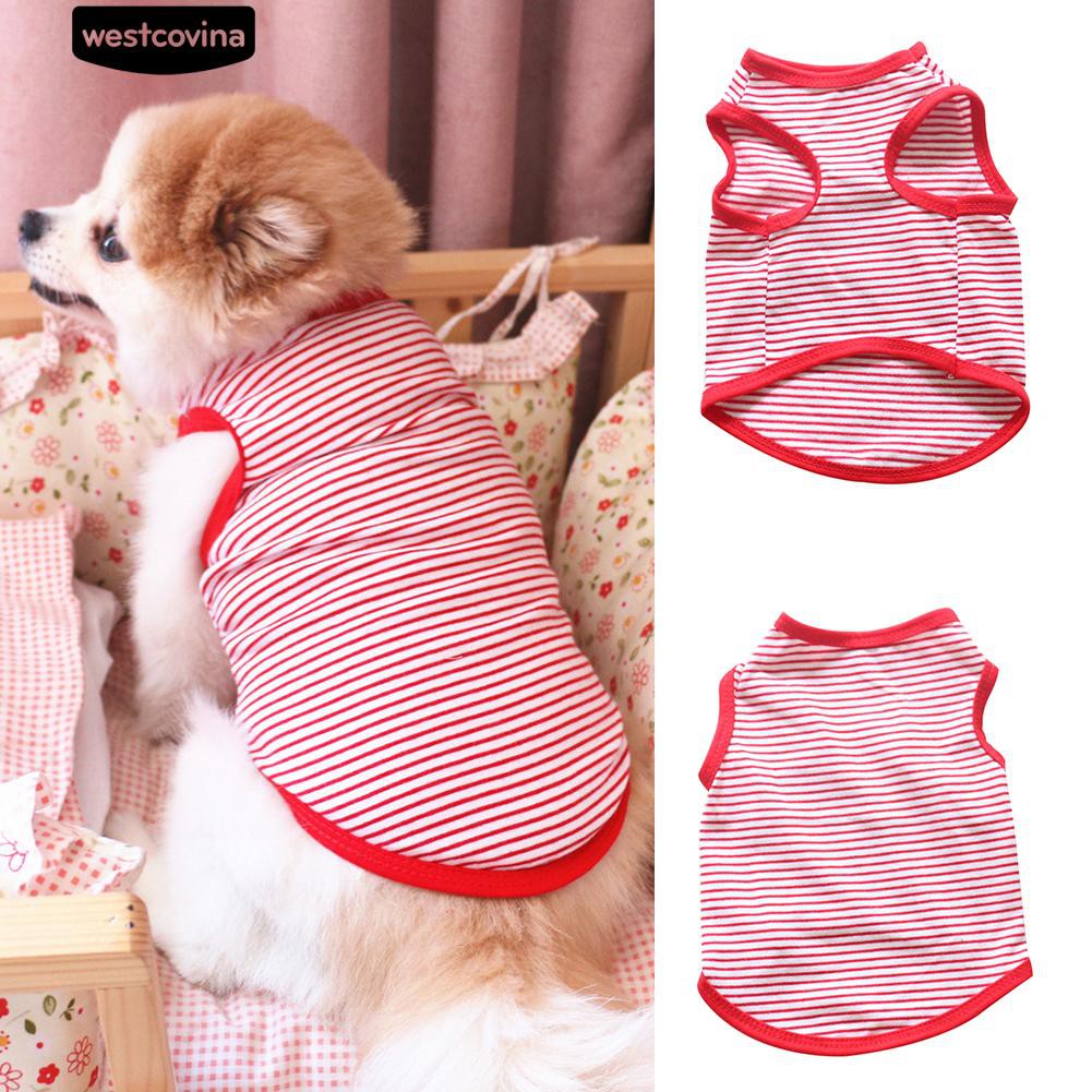 Áo Kẻ Sọc Mềm Mại Cho Thú Cưng
