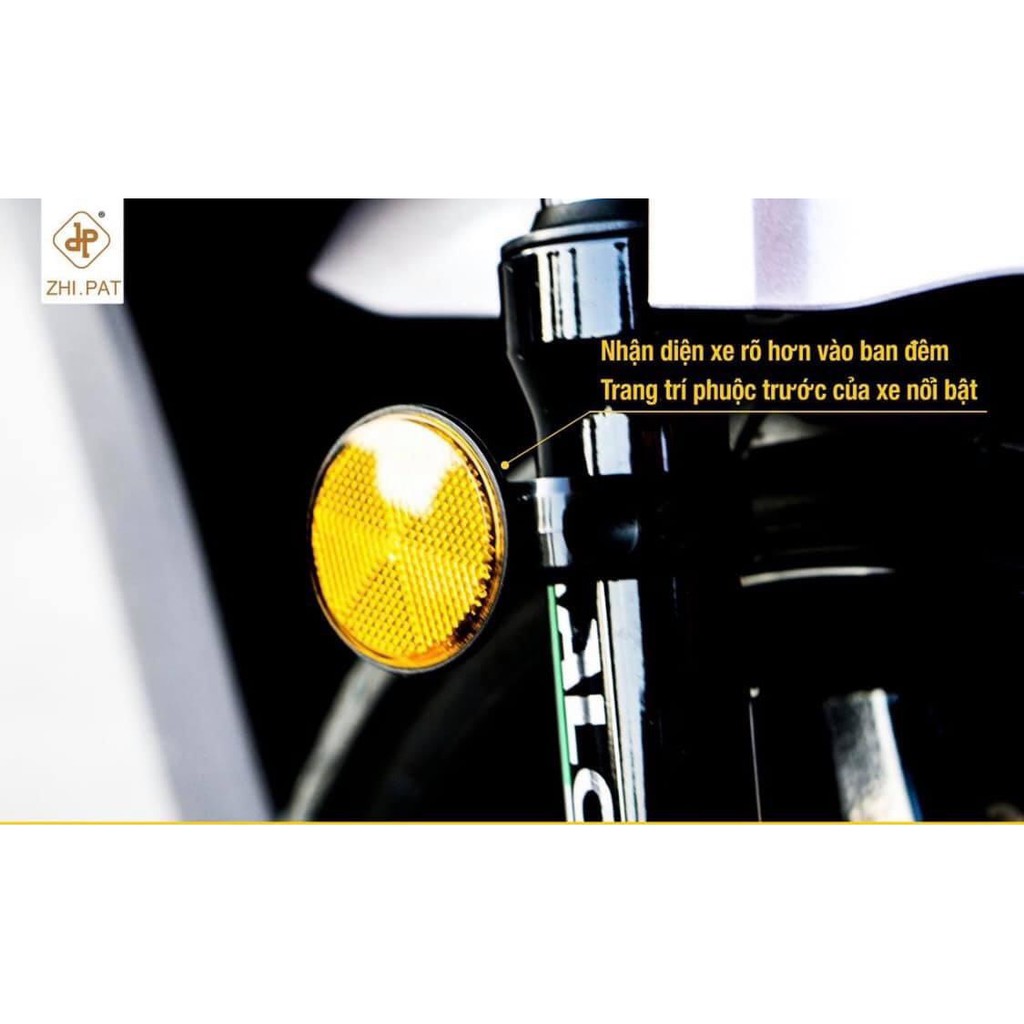 BỘ 4 MẮT MÈO PHẢN QUANG ZHIPAT TRƯỚC SAU ( TÙY CHỌN MÀU MẮT VÀ MÀU PÁT PHUỘC)