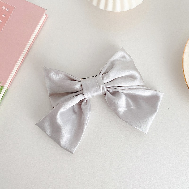 Kẹp Tóc Hình Nơ Đơn Giản Phong Cách Hàn Quốc Cho Bé Gái