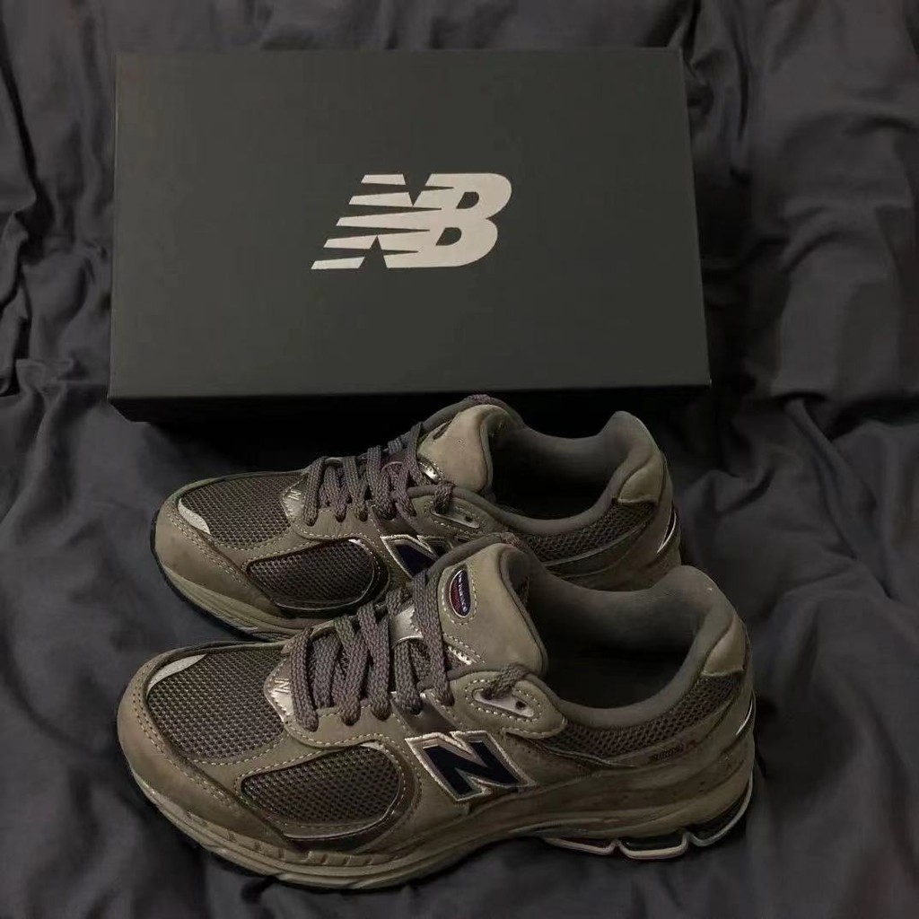 New Balance 2002r Xám cổ điển Chạy bộ Cổ điển Giày Daddy Nam giản dị Cặp đôi hoang dã NB Giày thể thao Nữ