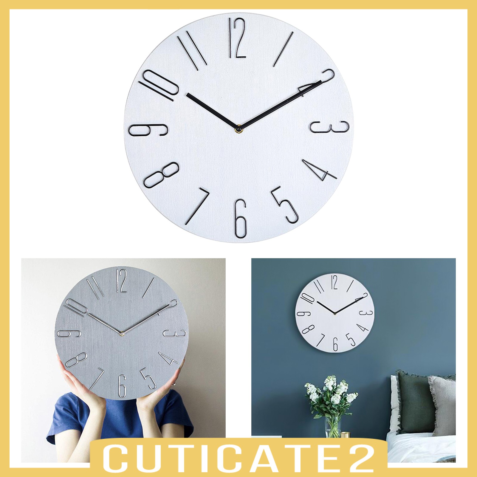 Đồng Hồ Treo Tường Quartz 14 &quot;Cuticate2