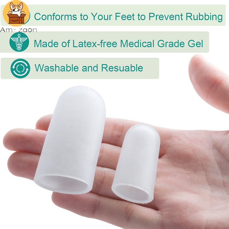 Bộ 2 Dụng Cụ Bảo Vệ Ngón Chân Bằng Silicone Chống Nước Khi Ngâm Bắp