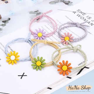 Nơ buộc tóc, đeo tay hoa cúc nhiều màu Chun buộc tóc siêu xinh cúc hoa mi hot trend Hàn Quốc ❤️