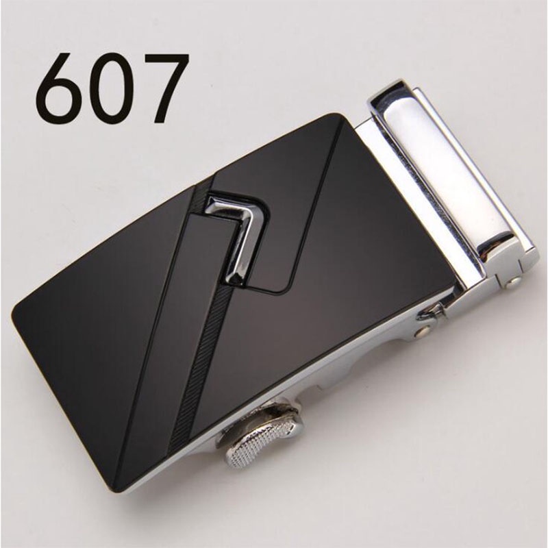 Khóa Thắt Lưng Da Đầu Hợp Kim Tự Động Dính 3.5Cm Phù Hợp Cho Doanh Nhân Nam