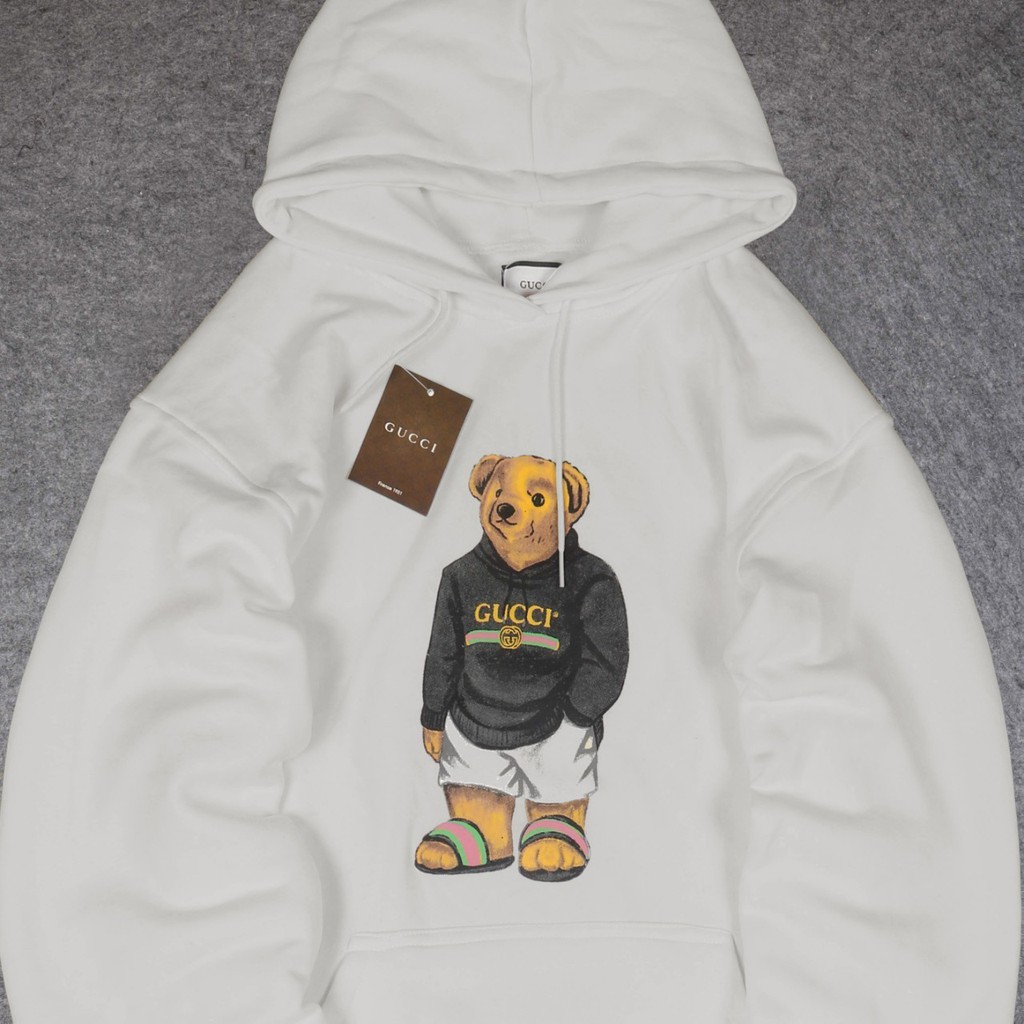 Áo Hoodie Gucci In Hình Gấu Thời Trang Cho Nam