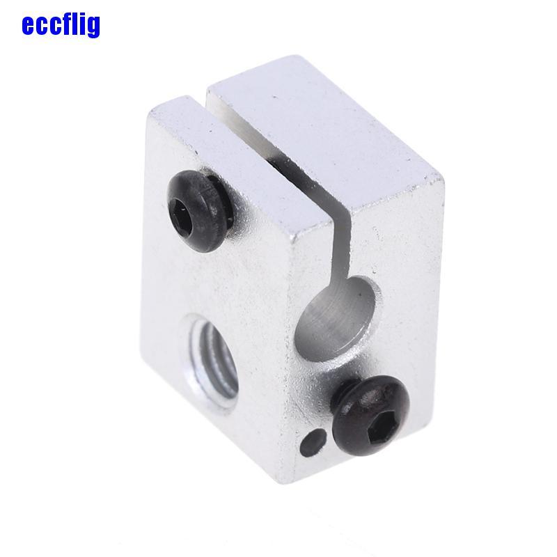 ECC 3D Printer Parts V6 Heater Block Official Aluminum Block Sock Heater Thermistor