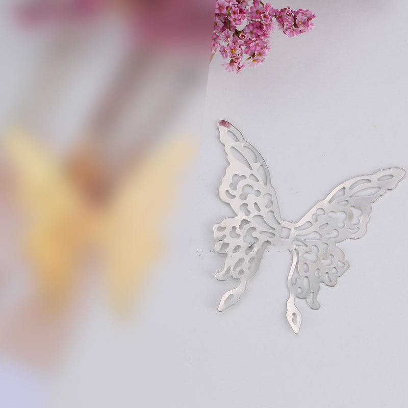1 phiến họa tiết bướm lớn 70*70mm nguyên liệu làm trâm làm trang sức cổ trang