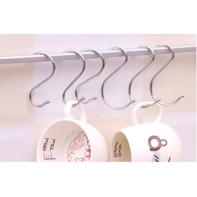 móc chữ S treo đồ treo quần áo siêu chắc chịu lực, đa năng loại dày