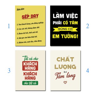 Tranh treo tường tự chọn HD Solgan Động Lực HD-SLG-0009 KT 45 x 60 cm