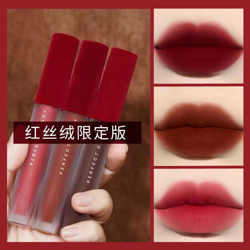 (Hàng Mới Về) Son Môi Trang Điểm Màu Đỏ Mịn Như Nhung | BigBuy360 - bigbuy360.vn