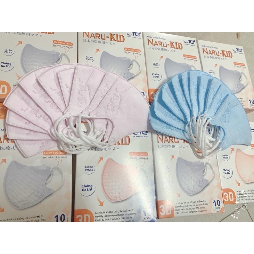 [ĐƯỢC CHỌN MÀU] KHẨU TRANG EM BÉ THỜI TRANG VÀ TIỆN LỢI, VỆ SINH SET 10 CÁI SIÊU TIẾT KIỆM