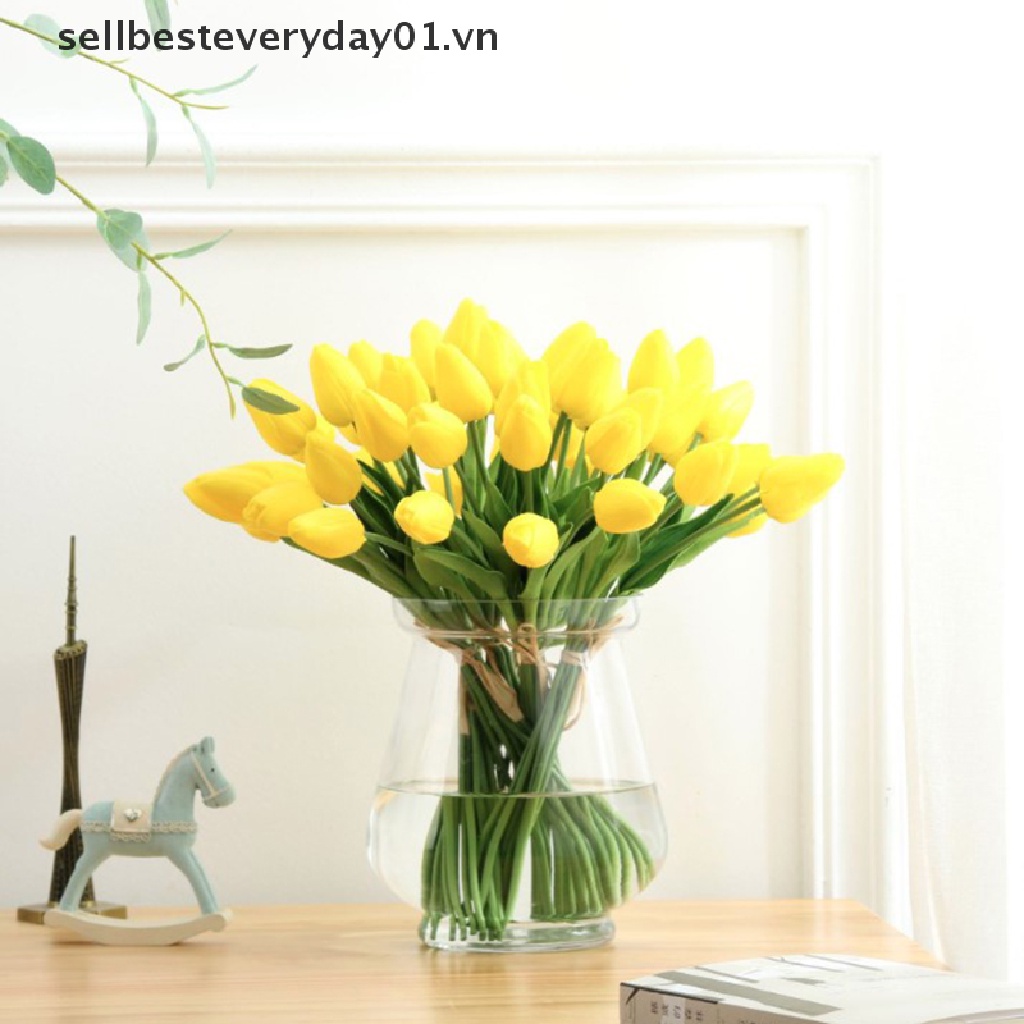 Bó Hoa tulip Giả Trang Trí Tiệc Cưới Xinh Xắn