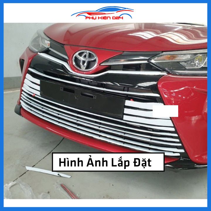 Ốp trang trí mặt ca lăng, calang Vios 2019-2020 trang trí làm đẹp xe