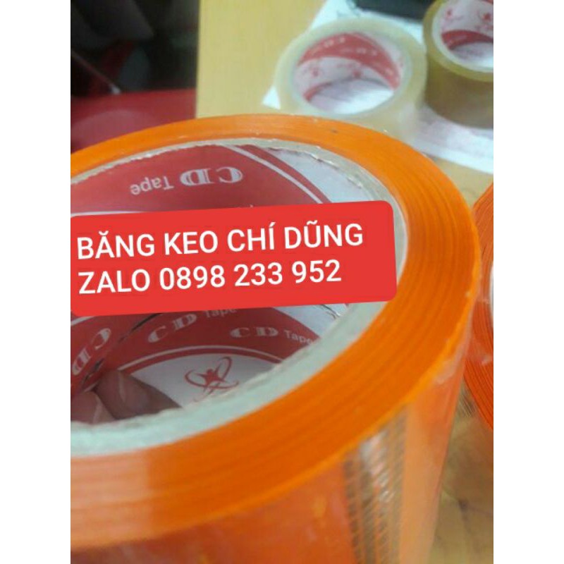 BĂNG KEO MÀU CAM. 1 CÂY 6 CUỘN