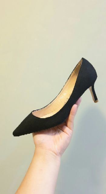 Giày cao gót 7cm da lộn hàng quảng châu cc