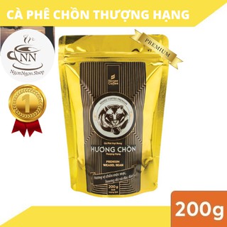 Cà phê chồn thượng hạng hạt rang xay honee coffee 200g - ngon ngon cà phê