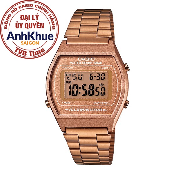 Đồng hồ nữ dây kim loại Casio chính hãng Anh Khuê B640WC-5ADF (35mm)