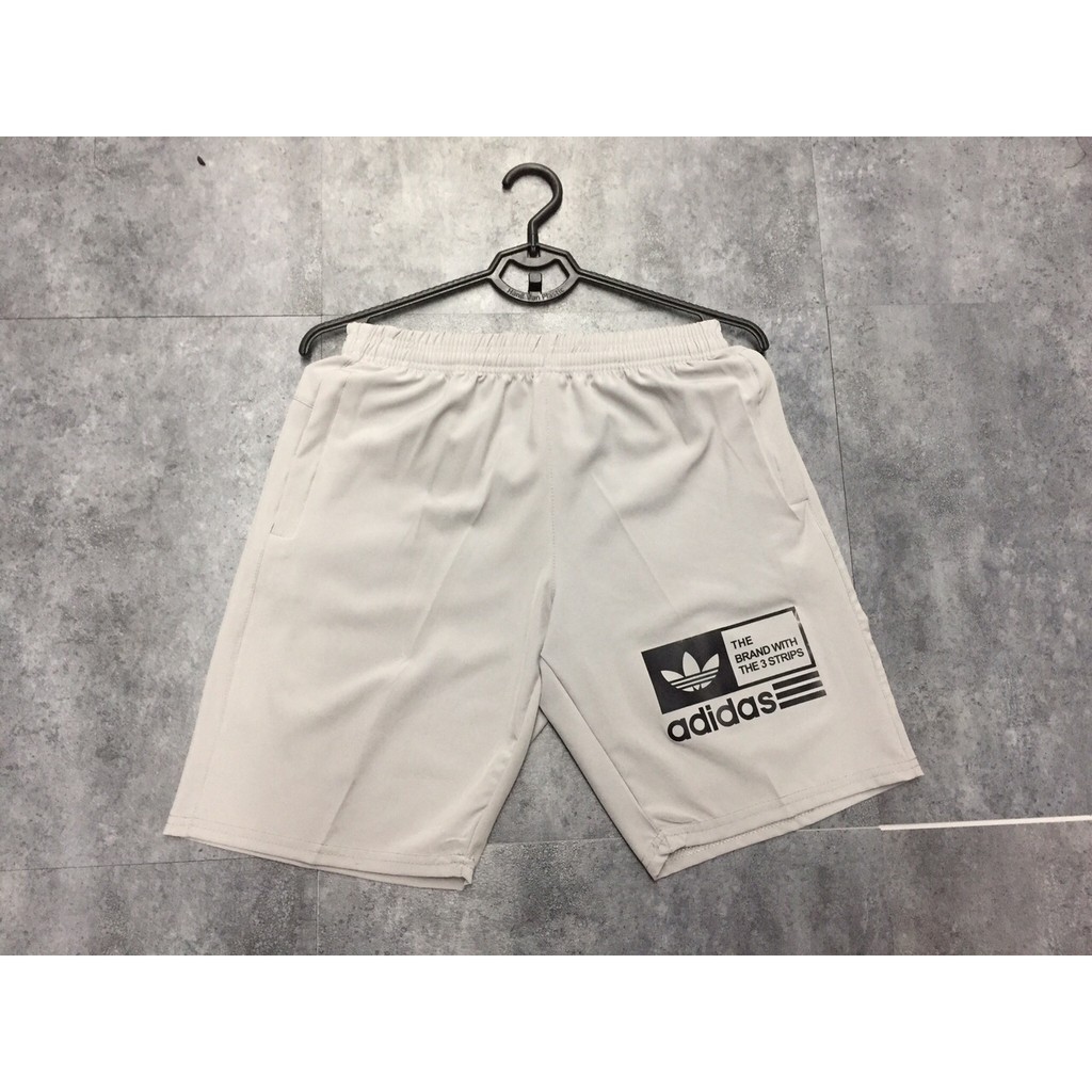 Quần Short Thể Thao Vải Poly Co Giãn 4 Chiều