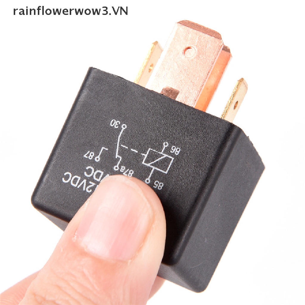 Rơ Le DC SPDT 80A 5 Pin 12V Chống Thấm Nước Chuyên Dụng Cho Xe Hơi