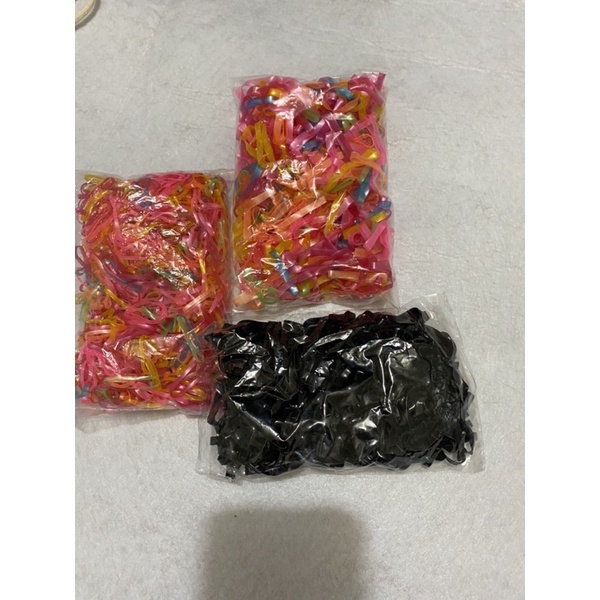 1 Gói chun buộc tóc siêu bền cực dai nhiều màu