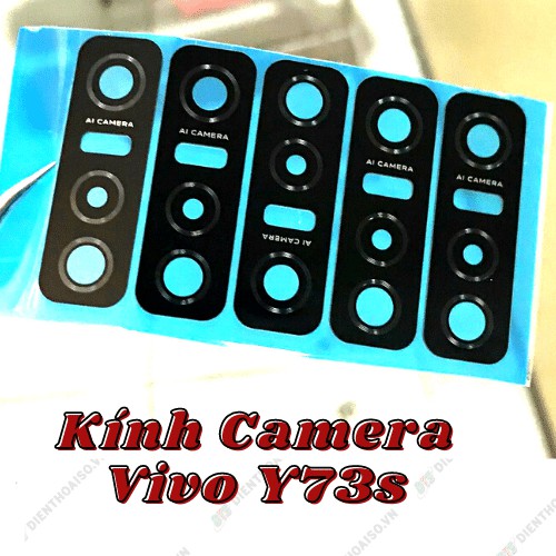 Kính camera vivo y73s có sẵn keo dán
