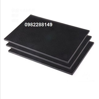 Combo 3 thảm lót cao su quầy bar - đen
