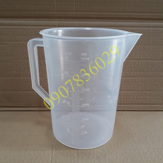 CA NHỰA 3 LIT, CA ĐONG NHỰA CÓ VẠCH CHIA 3000ML