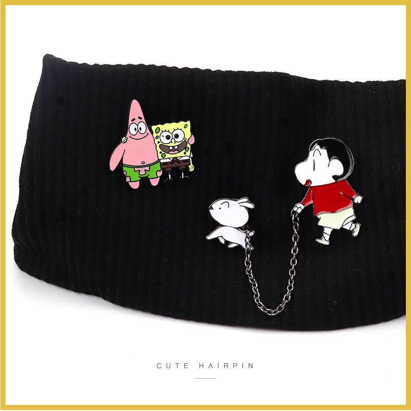 Ghim cài áo hình cậu bé bút chì Shin-chan dễ thương