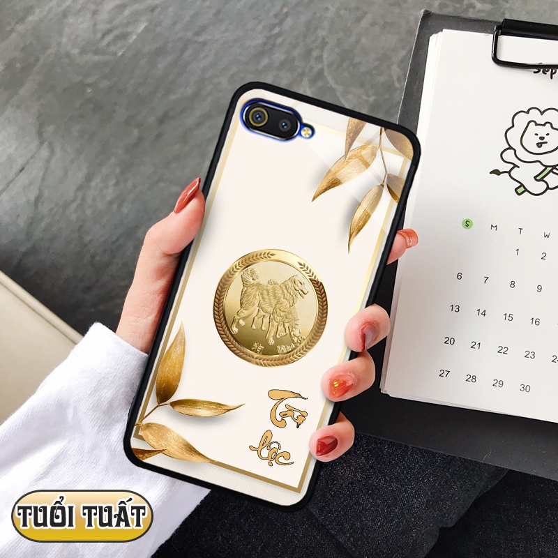 Ốp lưng kính 3D 12 con giáp -  Realme C2/ A1K