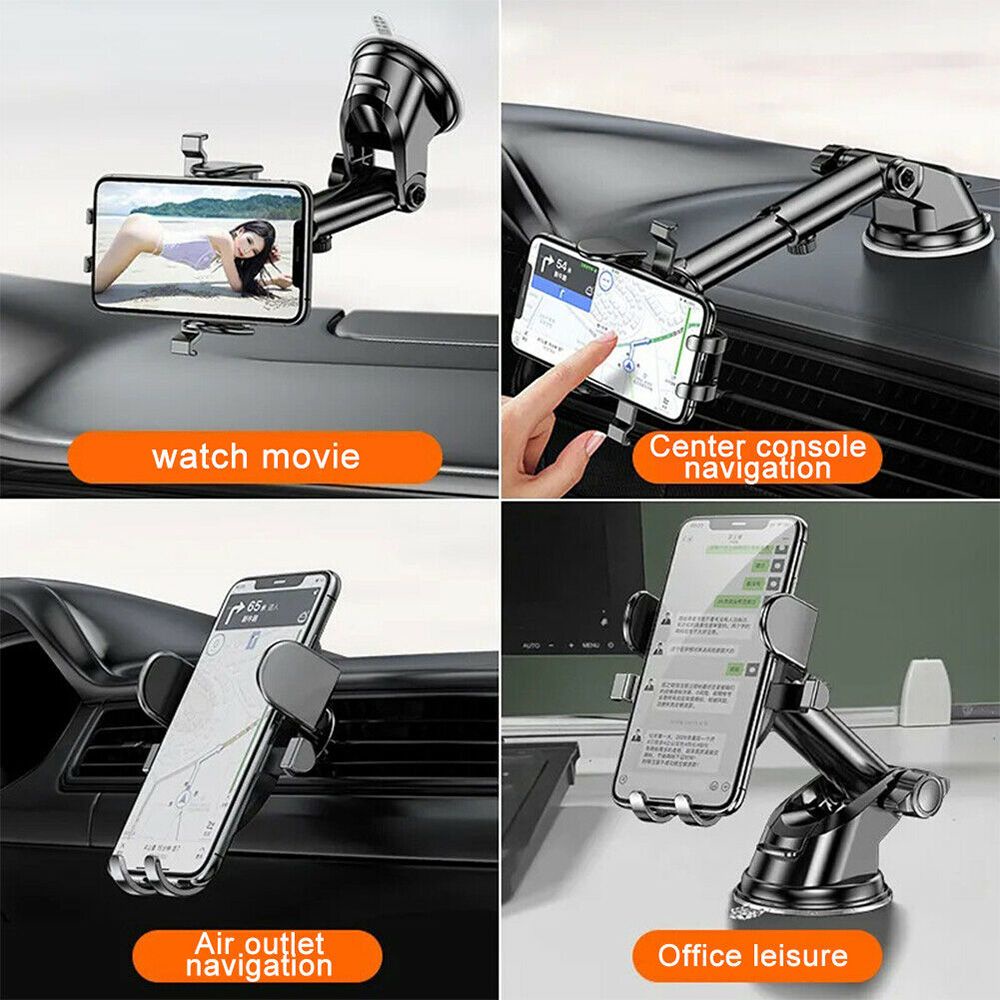 Giá đỡ điện thoại gắn xe hơi có thể điều chỉnh xoay 360 độ tiện dụng