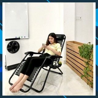 SUMIKA--- Ghế xếp thư giãn SUMIKA 179A (Khóa kim loại, vải lưới Textilene thoáng khí, tải trọng 200kg)