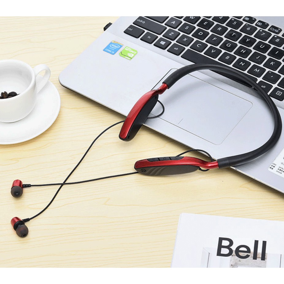 Tai nghe bluetooth thể thao không dây D01 pin trâu nhét tai nghe nhạc âm thanh HD