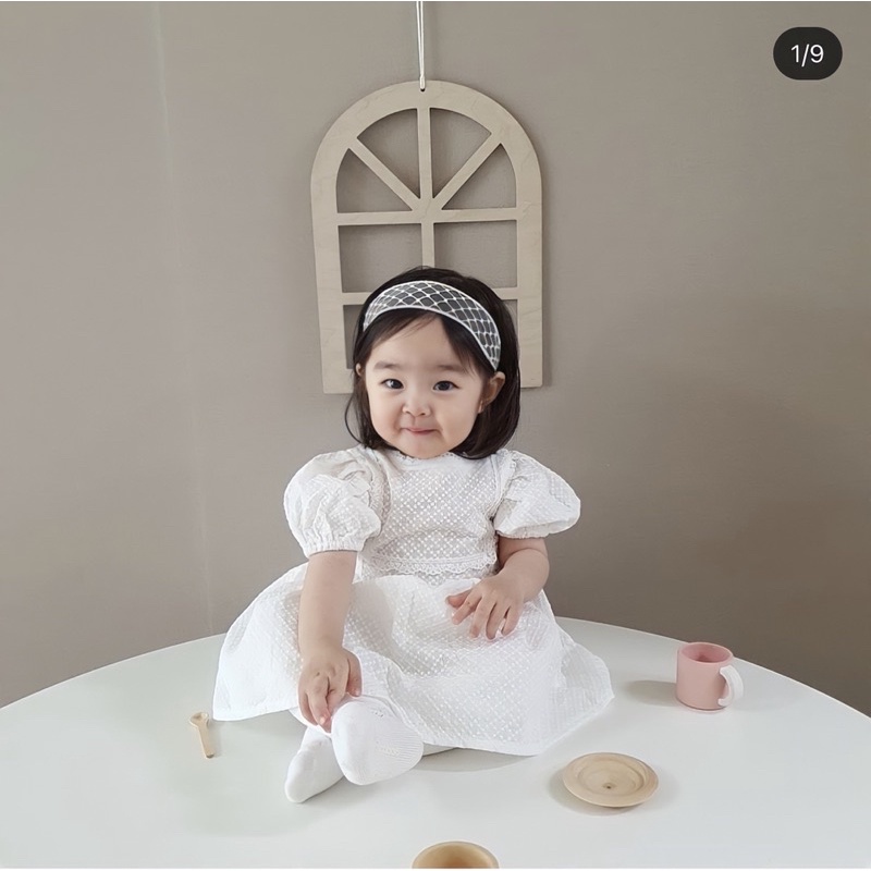 Cửa Sổ Gỗ Cửa Sổ Bông Cúc Khắc HPBD Trang Trí Sinh Nhật Trang Trí Phòng Cho Bé - Yori Party