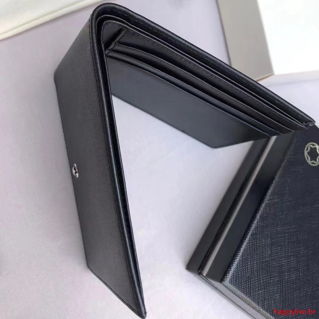 Ví Da Bò Montblanc Thời Trang Mới 2022 Trọng Lượng Nhẹ Chống Thấm Nước Đựng Tiền Xu Cho Nam