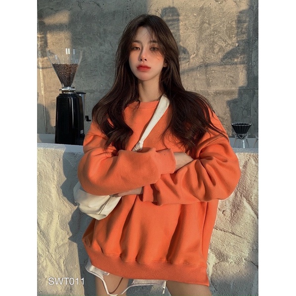 SWT011 - ÁO SWEATER BASIC CAM | BigBuy360 - bigbuy360.vn