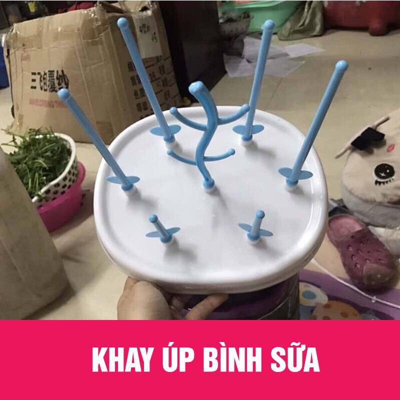 Khay úp bình sữa cho bé