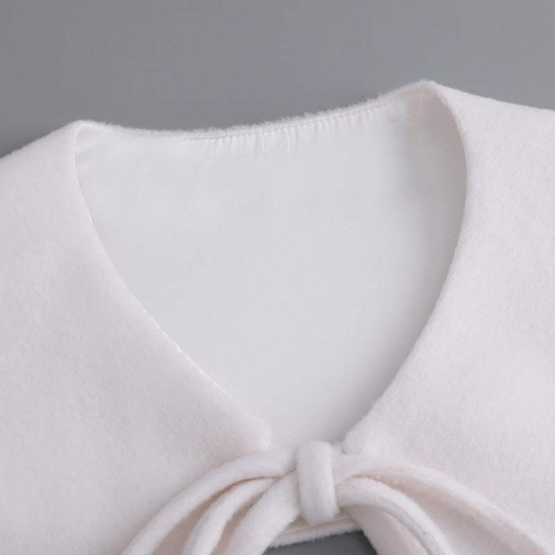 Han Khăn Choàng Cổ Giả Khăn Choàng Cổ Màu Trơn Có Thể Tháo Rời Cho Nữ Shrug