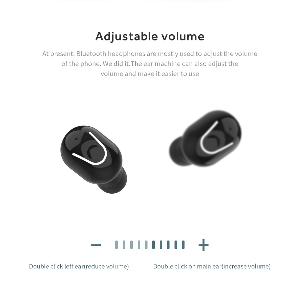Tai nghe bluetooth không dây M2T giảm ồn thông minh gọi thoại rõ ràng âm thanh surround lập thể kết nối bluetooth 1200mA