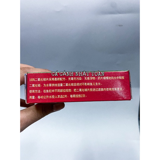 CO2 VIÊN KHÔ CHO HỒ CÁ THỦY SINH 36 VIÊN