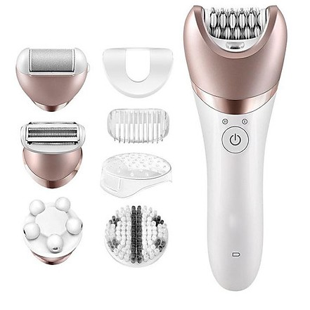 Máy nhổ lông đa năng,máy rửa măt,máy massage 5in1 kemei 8001 cao cấp