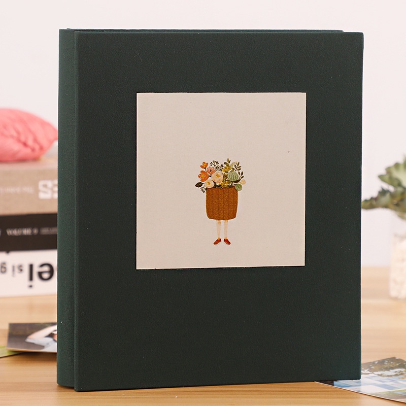 Album ảnh Vintage bìa vải đẹp đựng được 200 ảnh 10x15