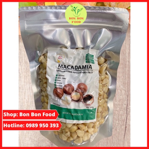 500Gr Nhân macca bể đã sấy chín ( ăn trực tiếp, làm sữa, làm bánh)