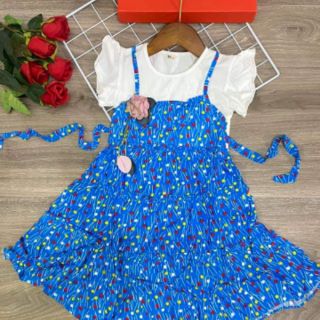 váy xòe nhỡ cho bé gái