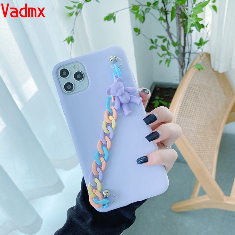ốp lưng iphone gắn xích gấu cực xinh ốp iphone 6 7 8  plus x xr xsmax 11 11pro 11promax 12 12mini 12 promax-b228 | BigBuy360 - bigbuy360.vn