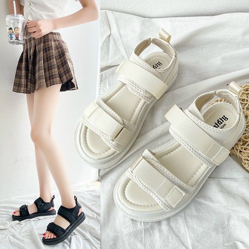 Dép quai hậu nữ, dép sandal A2 quai ngang ulzzang học sinh