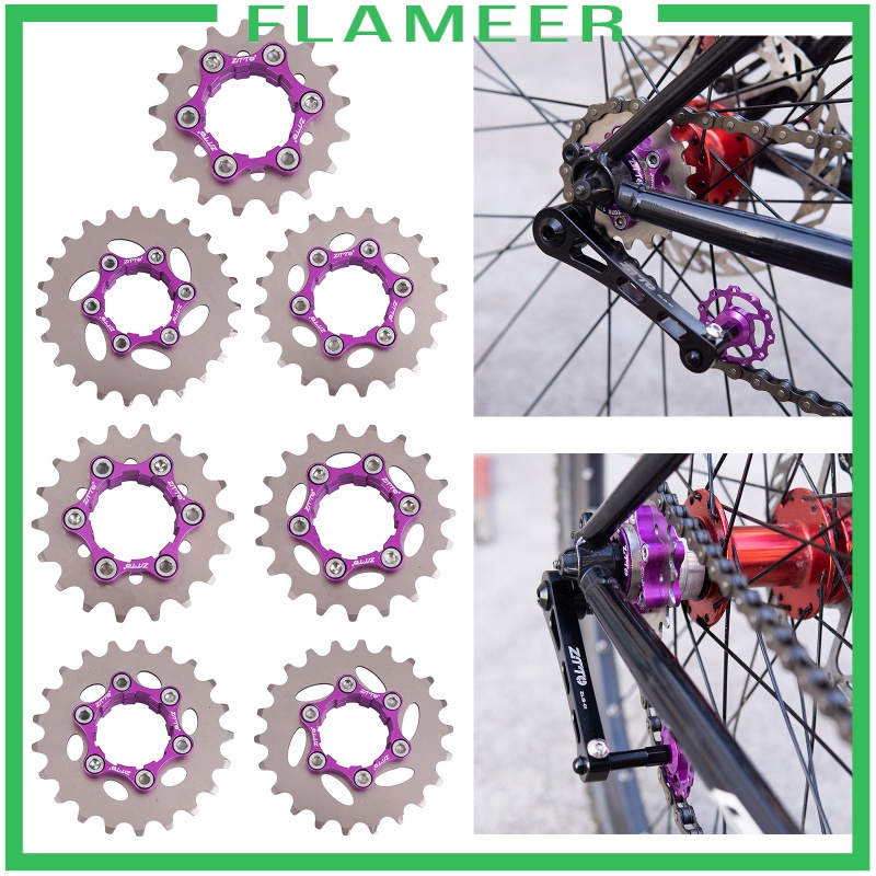 Steel Single Speed Cassette Cog MTB Fixed Gear Bike Bicycle Adapter 10/11S HG Hub Freehub Freewheel Lockring Refit Parts Component