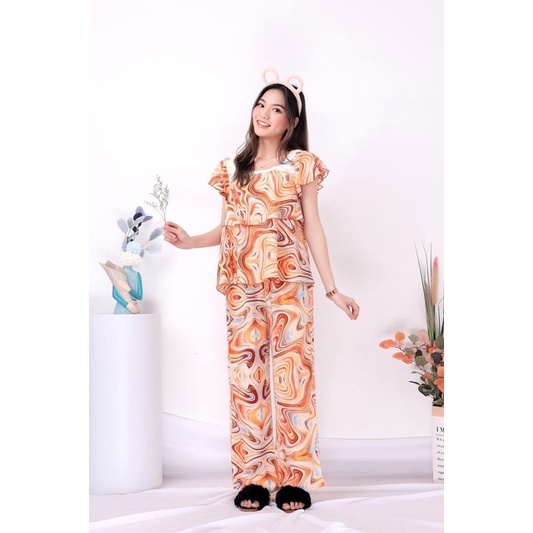 Bộ mặc nhà nữ cổ vuông ren, lụa mango loại 1 mềm, không nhăn