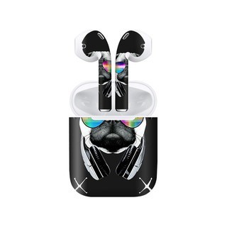 Miếng dán Skin AirPods. in hình Boss Dog chống xước, bảo vệ máy - Mã: atk130
